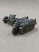 1/35 Half-track Motorcycle Towing 3.7cm Anti-tank Gun Painted Finished Model